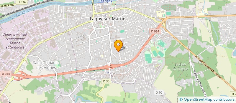 localisation de l'entreprise MONSIEUR CHRISTOPHE BARIOT à LAGNY-SUR-MARNE