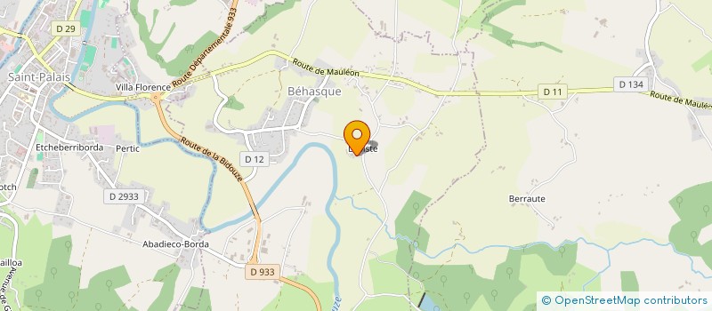 localisation de l'entreprise MONSIEUR CHRISTOPHE BARNETO  LARRIBAR-SORHAPURU