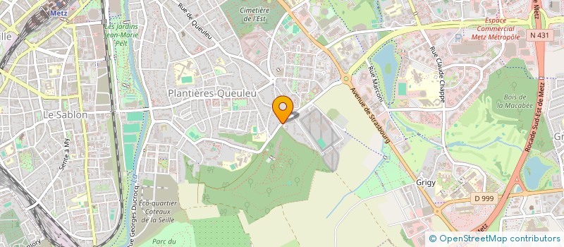 localisation de l'entreprise MONSIEUR CHRISTOPHE BAROUX  METZ