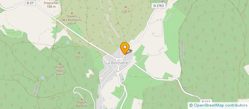 localisation de l'entreprise MONSIEUR CHRISTOPHE BARRAL  LA BOISSIERE