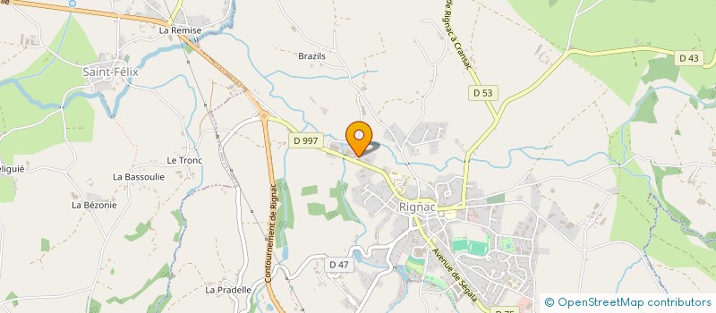 localisation de l'entreprise MONSIEUR CHRISTOPHE BARRAU  MAYRAN