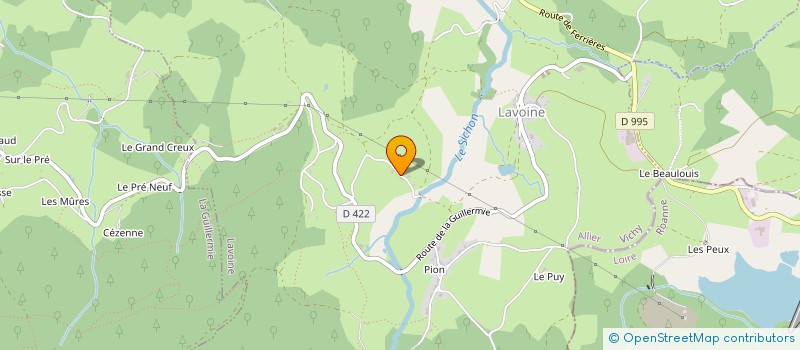 localisation de l'entreprise MONSIEUR CHRISTOPHE BARRAUD  LAVOINE