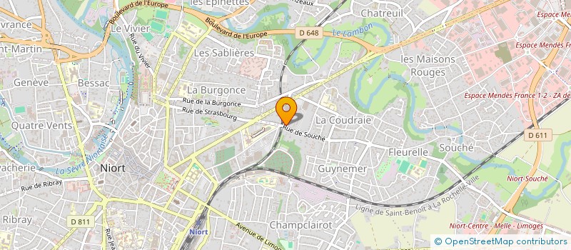 localisation de l'entreprise MONSIEUR CHRISTOPHE BARRAUD à NIORT
