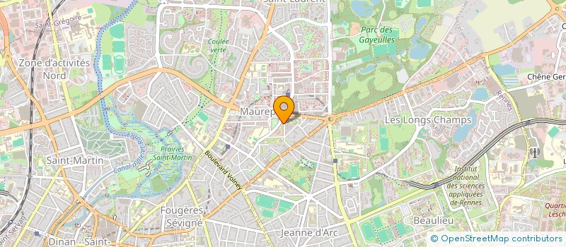 localisation de l'entreprise MONSIEUR CHRISTOPHE BARREAU  RENNES