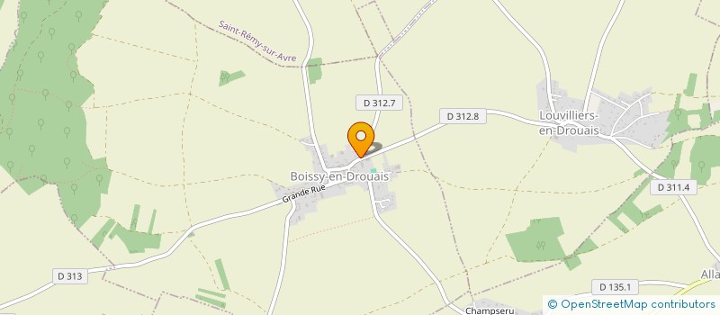 localisation de l'entreprise MONSIEUR CHRISTOPHE BARRET à BOISSY-EN-DROUAIS