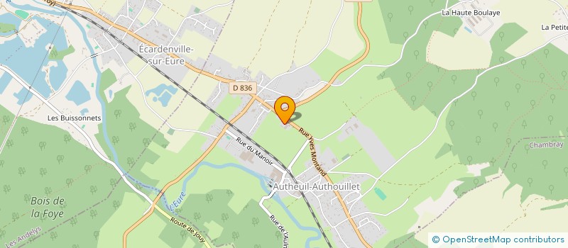 localisation de l'entreprise MONSIEUR CHRISTOPHE BARTHELEMI  AUTHEUIL-AUTHOUILLET