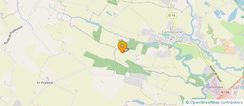 localisation de l'entreprise MONSIEUR CHRISTOPHE BARTHES  SOREZE