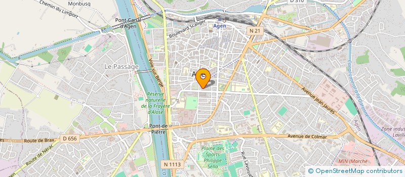 localisation de l'entreprise MONSIEUR CHRISTOPHE BASIN  AGEN