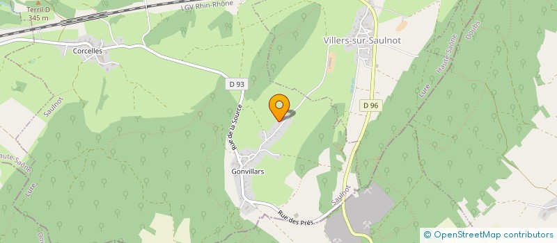 localisation de l'entreprise MONSIEUR CHRISTOPHE BASSAND  SAULNOT