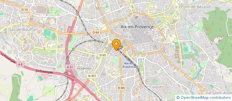 localisation de l'entreprise MONSIEUR CHRISTOPHE BASTIDE à AIX-EN-PROVENCE