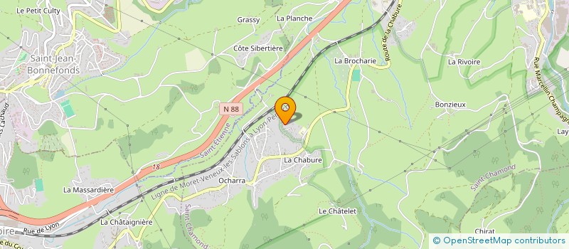 localisation de l'entreprise MONSIEUR CHRISTOPHE BASTIE  SAINT-CHAMOND