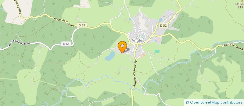 localisation de l'entreprise MONSIEUR CHRISTOPHE BASTIE  ANGLES