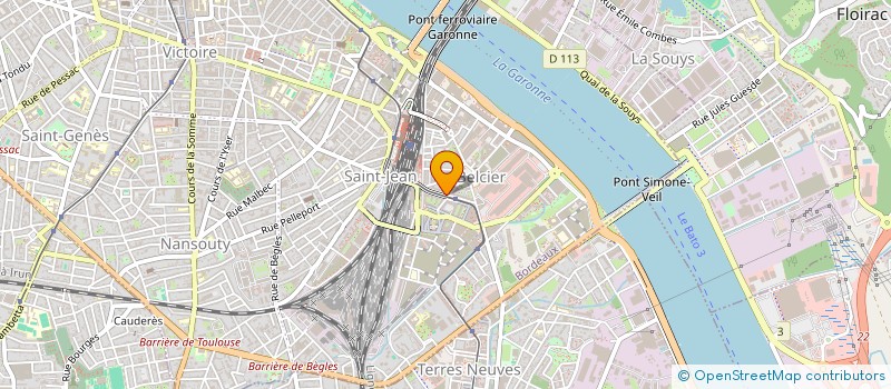 localisation de l'entreprise MONSIEUR CHRISTOPHE BASTIN  BORDEAUX