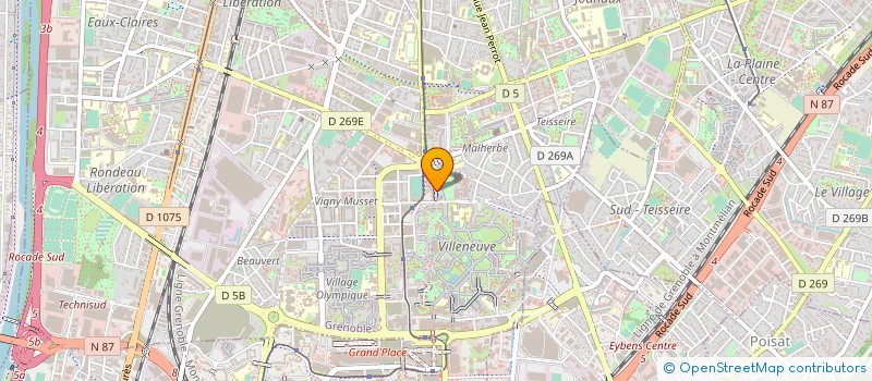 localisation de l'entreprise MONSIEUR CHRISTOPHE BATILLAT à GRENOBLE