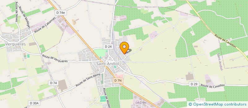 localisation de l'entreprise MONSIEUR CHRISTOPHE BATISTA  SAINT-ANDIOL