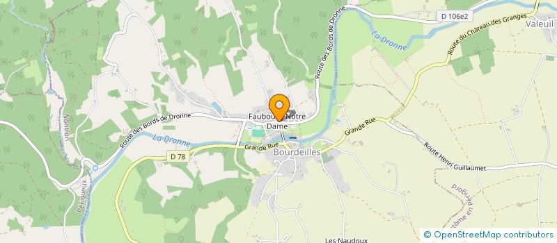 localisation de l'entreprise MONSIEUR CHRISTOPHE BATOT  BRANTOME EN PERIGORD