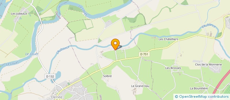 localisation de l'entreprise MONSIEUR CHRISTOPHE BATTEUR  MOZE-SUR-LOUET