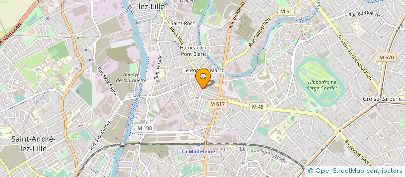 localisation de l'entreprise MONSIEUR CHRISTOPHE BATTEUR à LILLE