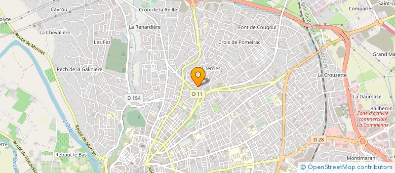 localisation de l'entreprise MONSIEUR CHRISTOPHE BATTISTA à BEZIERS
