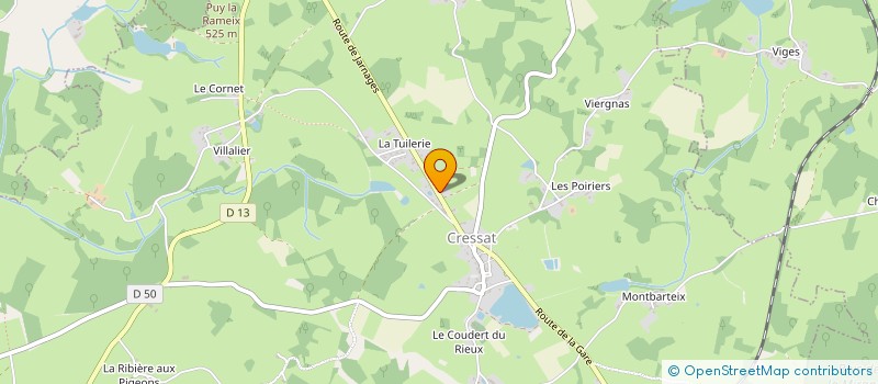 localisation de l'entreprise MONSIEUR CHRISTOPHE BATTU  PIONNAT