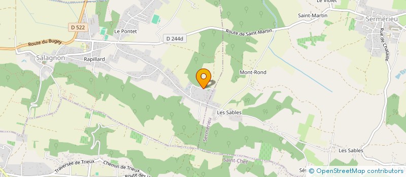 localisation de l'entreprise MONSIEUR CHRISTOPHE BAUBY  SALAGNON