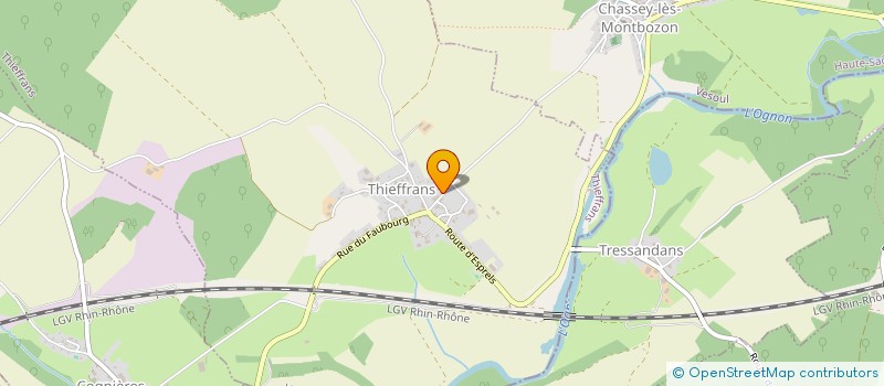 localisation de l'entreprise MONSIEUR CHRISTOPHE BAUDREY  THIEFFRANS