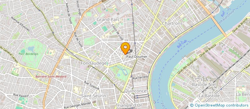 localisation de l'entreprise MONSIEUR CHRISTOPHE BAUGE à BORDEAUX