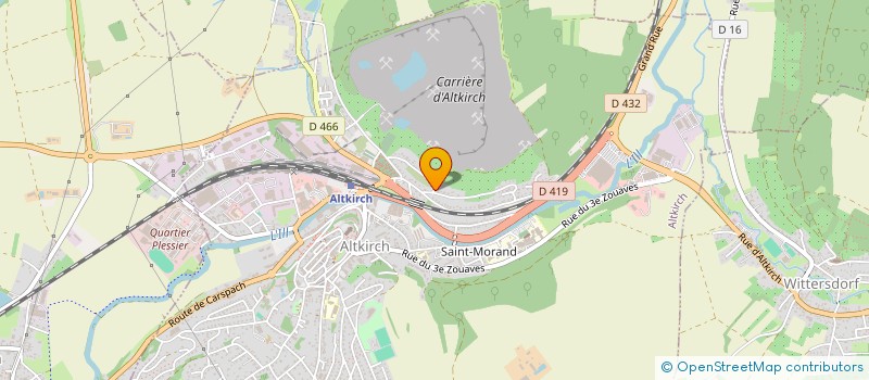 localisation de l'entreprise MONSIEUR CHRISTOPHE BAUR  ALTKIRCH