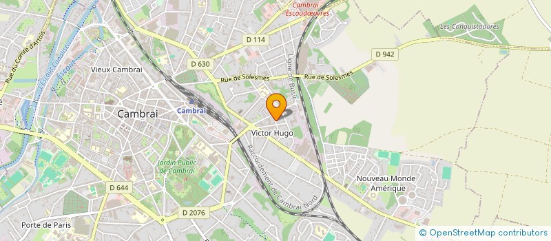 localisation de l'entreprise MONSIEUR CHRISTOPHE BAVAIS  CAMBRAI