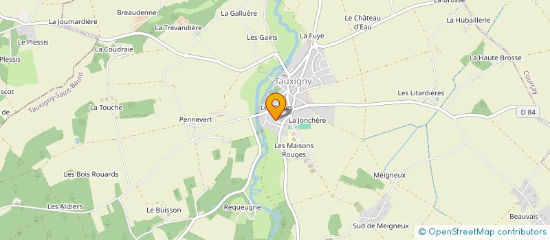 localisation de l'entreprise MONSIEUR CHRISTOPHE BAVOIS  COURCAY