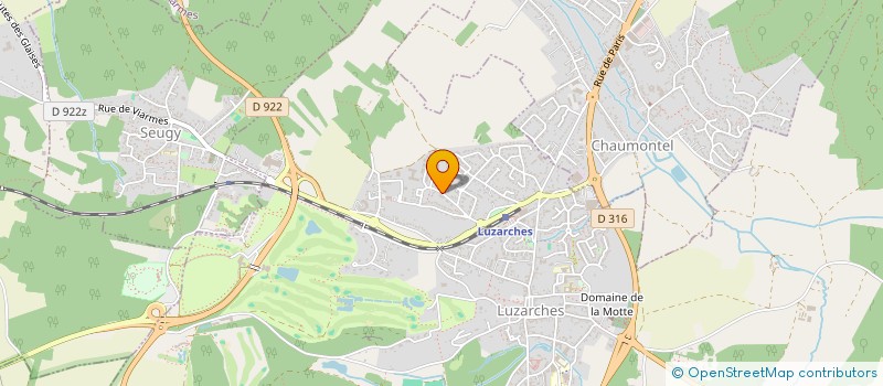 localisation de l'entreprise MONSIEUR CHRISTOPHE BAYLE  LUZARCHES