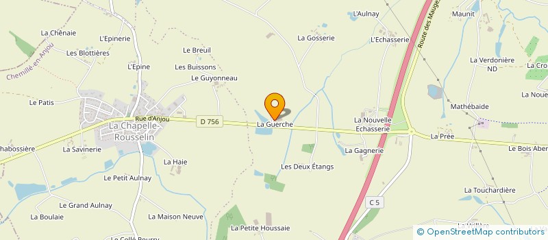 localisation de l'entreprise MONSIEUR CHRISTOPHE BAZANTE à CHEMILLE-EN-ANJOU