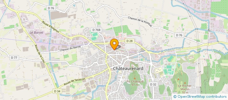 localisation de l'entreprise MONSIEUR CHRISTOPHE BEAUCHAMP  CHATEAURENARD