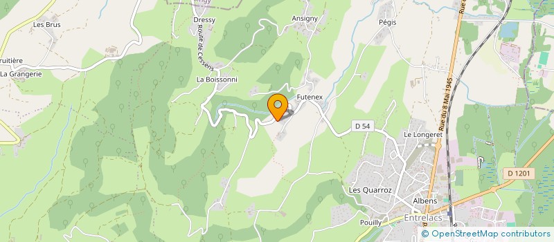 localisation de l'entreprise MONSIEUR CHRISTOPHE BEAUDIER  ENTRELACS