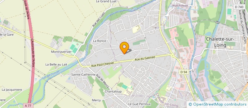 localisation de l'entreprise MONSIEUR CHRISTOPHE BEAUDIN à CHALETTE-SUR-LOING