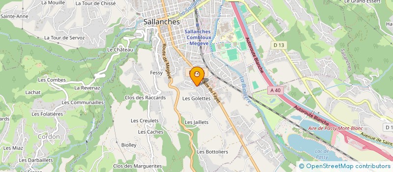 localisation de l'entreprise MONSIEUR CHRISTOPHE BEAUDOIN  SALLANCHES