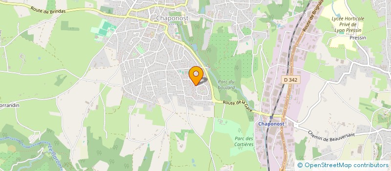 localisation de l'entreprise MONSIEUR CHRISTOPHE BEAUFILS  CHAPONOST