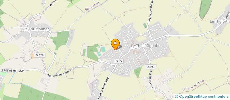 localisation de l'entreprise MONSIEUR CHRISTOPHE BEAUMESNIL  LE THUIT DE L'OISON