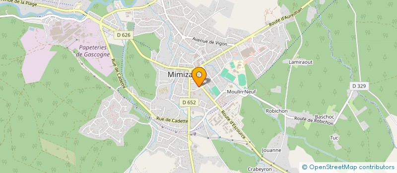 localisation de l'entreprise MONSIEUR CHRISTOPHE BEAUSSART à MIMIZAN