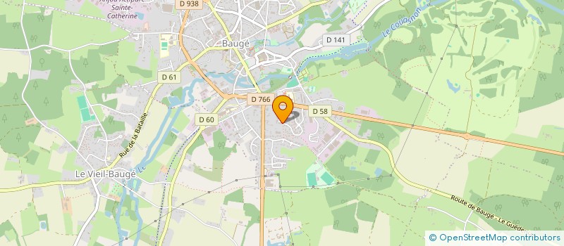 localisation de l'entreprise MONSIEUR CHRISTOPHE BEAUSSIER  BAUGE-EN-ANJOU