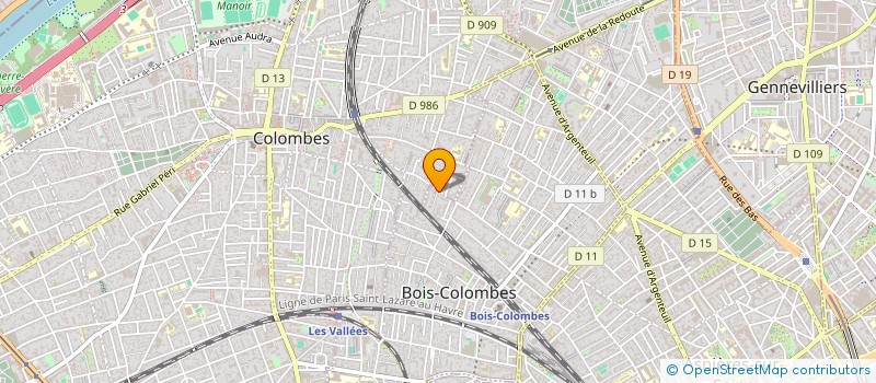 localisation de l'entreprise MONSIEUR CHRISTOPHE BECARIE à BOIS-COLOMBES