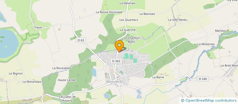 localisation de l'entreprise MONSIEUR CHRISTOPHE BECHERIE  BRETEIL