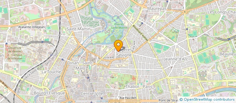 localisation de l'entreprise MONSIEUR CHRISTOPHE BECHET DE LA PESCHARDIERE  RENNES