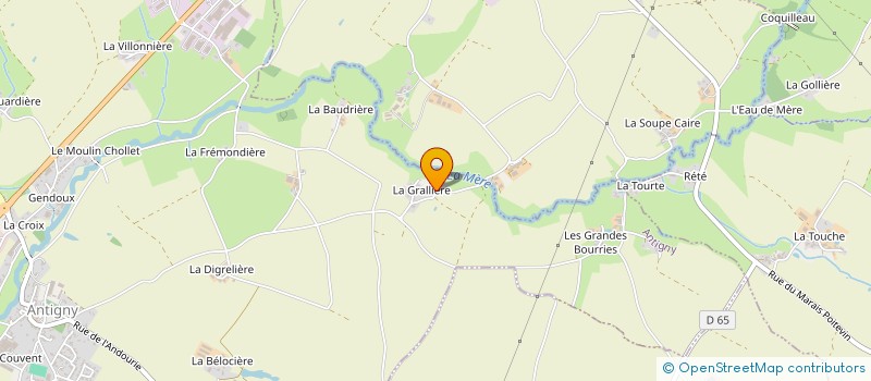 localisation de l'entreprise MONSIEUR CHRISTOPHE BECOT  LA CHATAIGNERAIE