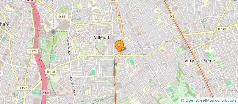 localisation de l'entreprise MONSIEUR CHRISTOPHE BEDU  VILLEJUIF