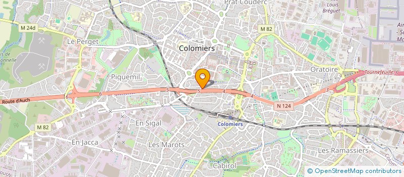 localisation de l'entreprise MONSIEUR CHRISTOPHE BEGUE à COLOMIERS
