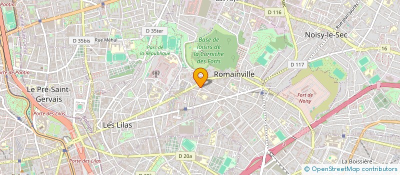 localisation de l'entreprise MONSIEUR CHRISTOPHE BEGUIN à ROMAINVILLE