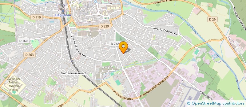 localisation de l'entreprise MONSIEUR CHRISTOPHE BEHL  HAGUENAU