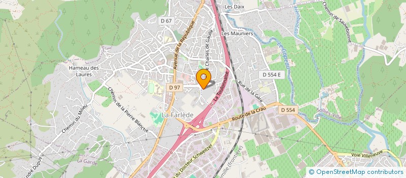 localisation de l'entreprise MONSIEUR CHRISTOPHE BEIGBEDER  LA FARLEDE