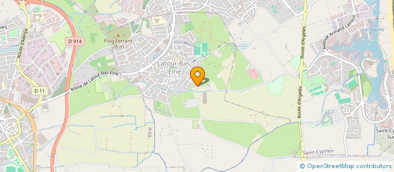 localisation de l'entreprise MONSIEUR CHRISTOPHE BEKAROGLU  LATOUR-BAS-ELNE